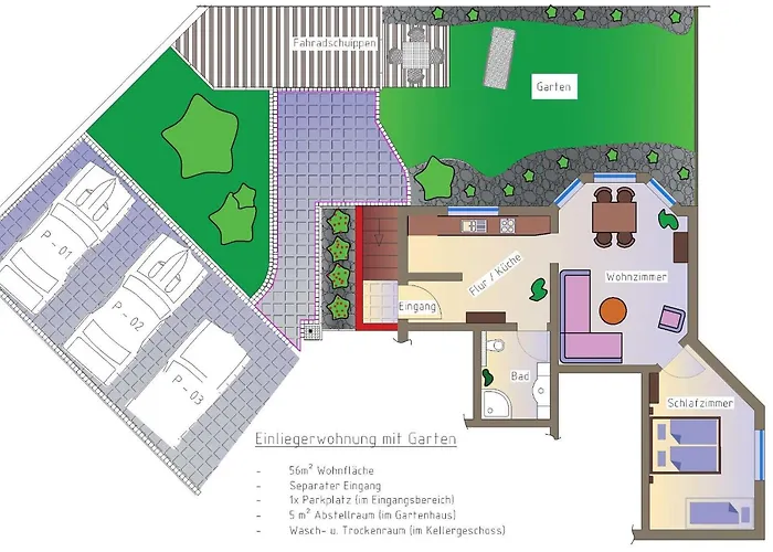 アパート Ferienwohnung